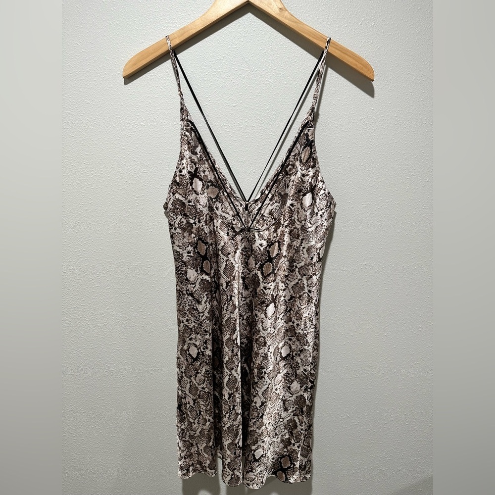 Victoria’s Secret Snakeskin Satin Nightgown